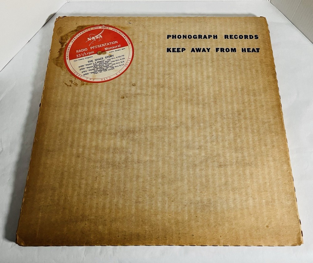 NASA The Space Story LP #499, #500, #501, #502 SEALED In Original NASA Mailer