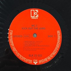 MC5 Kick Out The Jams VINYL LP RARE 70s German Elektra Press w Printed Inners