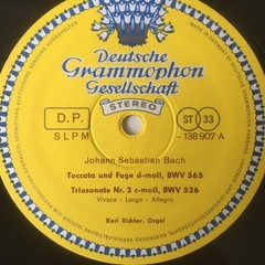 Johann Sebastian Bach, Karl Richter, Toccata Und Fuge D-moll, BWV 565 • Trioso