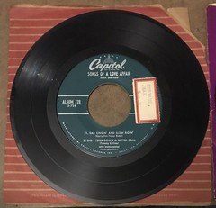 (5pc Lot) CAPITOL EXTENDED PLAY E.P. EP VINYL 45 RPM RECORDS with OG VTG Sleeves