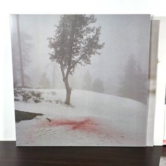 WISP Pandora SIGNED Blood Records /500 WHITE RED BLOOD STAIN SWIRL Vinyl EP