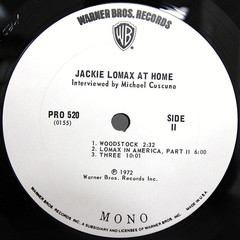 Michael Cuscuna / Jackie Lomax – “Jackie Lomax At Home” MONO 1972 – Interview LP