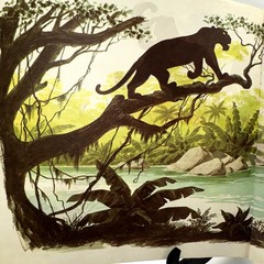 Walt Disney The Jungle Book Disneyland 3948 LP & Illustrated Book 1967