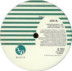 Jon B – Don’t Say (The Remixes) (12″) (Mint (M)) – 4243958775