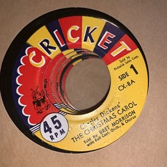 Vintage Cricket Kiddie Koncert Records & Album 1960s Kiddie 45s See Pics