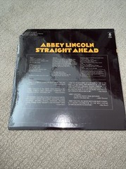 Abbey Lincoln Straight Ahead NEW Sealed Vinyl LP Album Barnaby Candid Cut Corner
