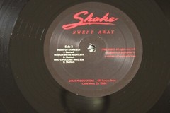 Shake Swept Away Rare Private Pressing California Rock AOR Vinyl Record