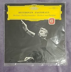 Deutsche Grammophon Beethoven 6th Berliner Philharmoniker Karajan LP Italy NM
