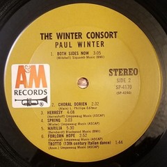 The Winter Consort – The Winter Consort 1968 LP, Album, Mon A&M Records,A&M Reco