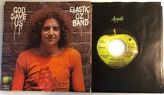 Elastic Oz Band / God Save Oz Full-sided Apple Promo w/ Error / 45 & PS / Great!