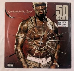 50 Cent Get Rich Or Die Tryin Red Vinyl 2xLP Walmart B0032839-01 w/ Insert