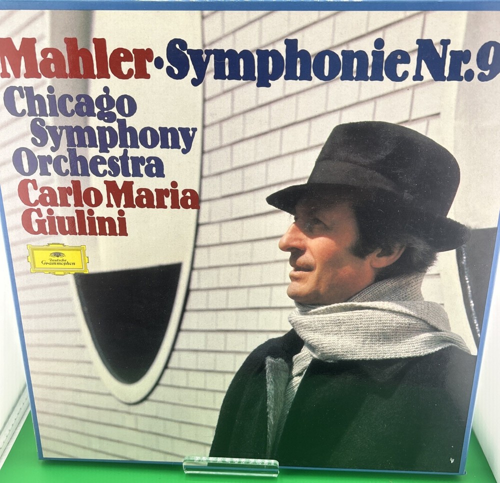 MAHLER SYMPHONIE Nr.9-Chicago Symphony Orchestra Carlo Maria Giulini 2 LP 1977