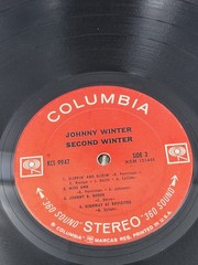 Johnny Winter Second Winter Vinyl LP Record Columbia KCS 9947 Stereo Blues Rock