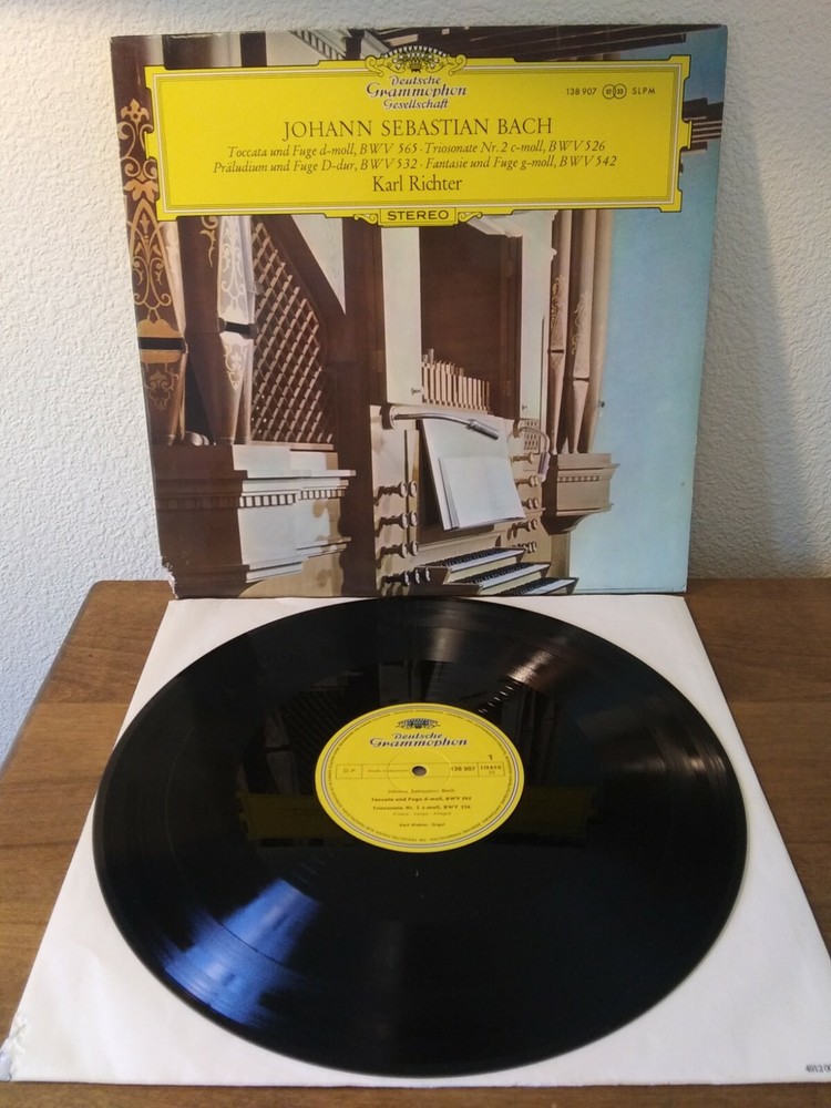 Johann Sebastian Bach, Karl Richter LP NM, Deutsche Grammophon #138 907
