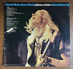 Johnny Winter About Blues Vinyl LP 1969 Janus JLS 3008 Blues Rock
