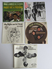 1960s ROCK Lot Of 25 PICTURE SLEEVES 45 RPM No Records