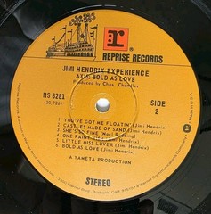 The Jimi Hendrix Experience Axis: Bold As Love Vinyl Lp 1976 Reprise #RS-6281 NM