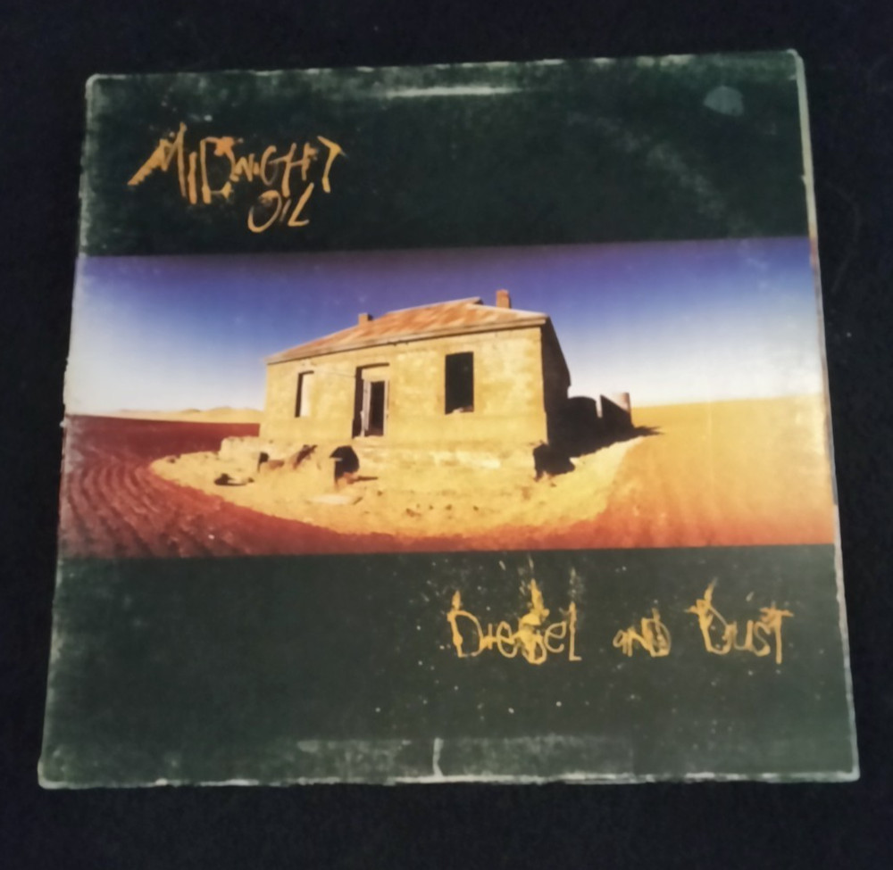 MIDNIGHT OIL DIESEL AND DUST 1988 LP 1ST US PRESS COLUMBIA RECORDS W/ INSERT
