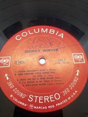 Johnny Winter Columbia Records CS9826 VG