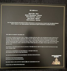 Mt. Metal “The Metal Gods Demand sacrifice” 12” Limited Edition Vinyl Album NEW