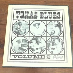 Texas Blues Vol 2 LP Record 1965 Arhoolie Blues Folk 33 RPM