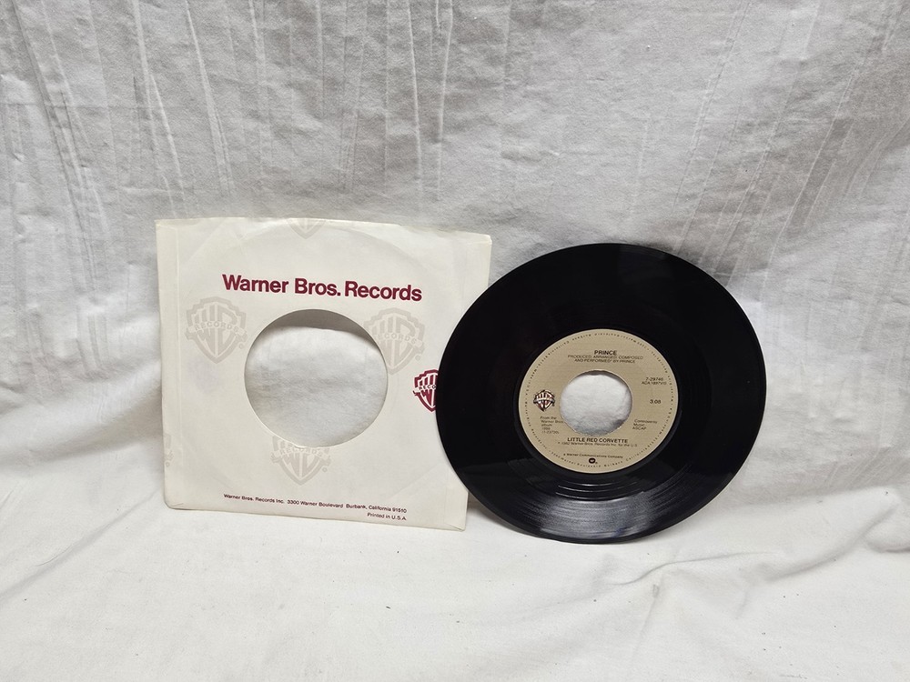 Prince 45 All the Critics Love U in New York / Little Red Corvette Record Vinyl