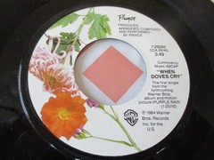 PRINCE-When Doves Cry-Strong VG to VG+(tested)-1984-Warner Bros 45
