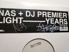 NaS + DJ Premier – Light-Years **Autographed Day One Edition** 2 LP *NEW SEALED*