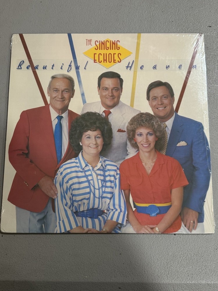 Singing Echoes Beautiful Heaven Southern Gospel Vinyl LP Record VG+ Rare Sealed