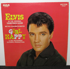ELVIS PRESLEY GIRL HAPPY (VG+) LSP-3338 LP VINYL RECORD