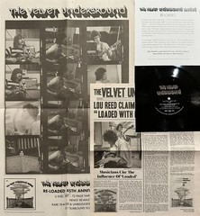 NEW Velvet Underground Loaded 45th Anniversary Promo Lot Poster Flexi Disc Paper