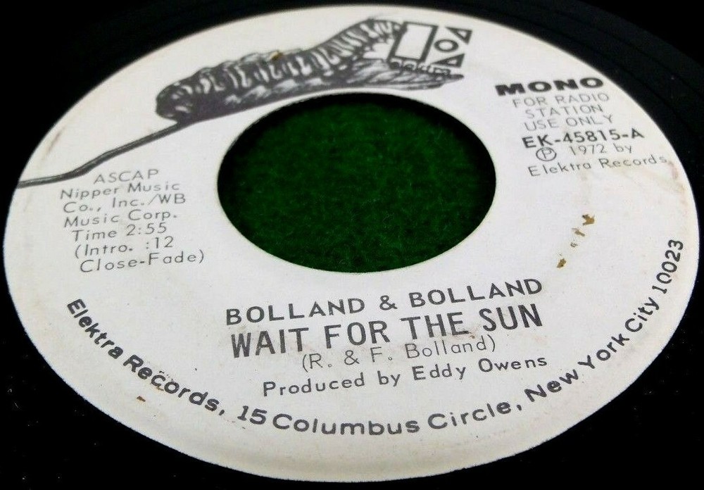 Bolland & Bolland – Elektra 45815 – Wait For The Sun