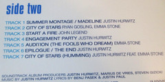 LA LA LAND OST Soundtrack 2016 Blue LP JUSTIN HURWITZ Interscope EX UltraSonic