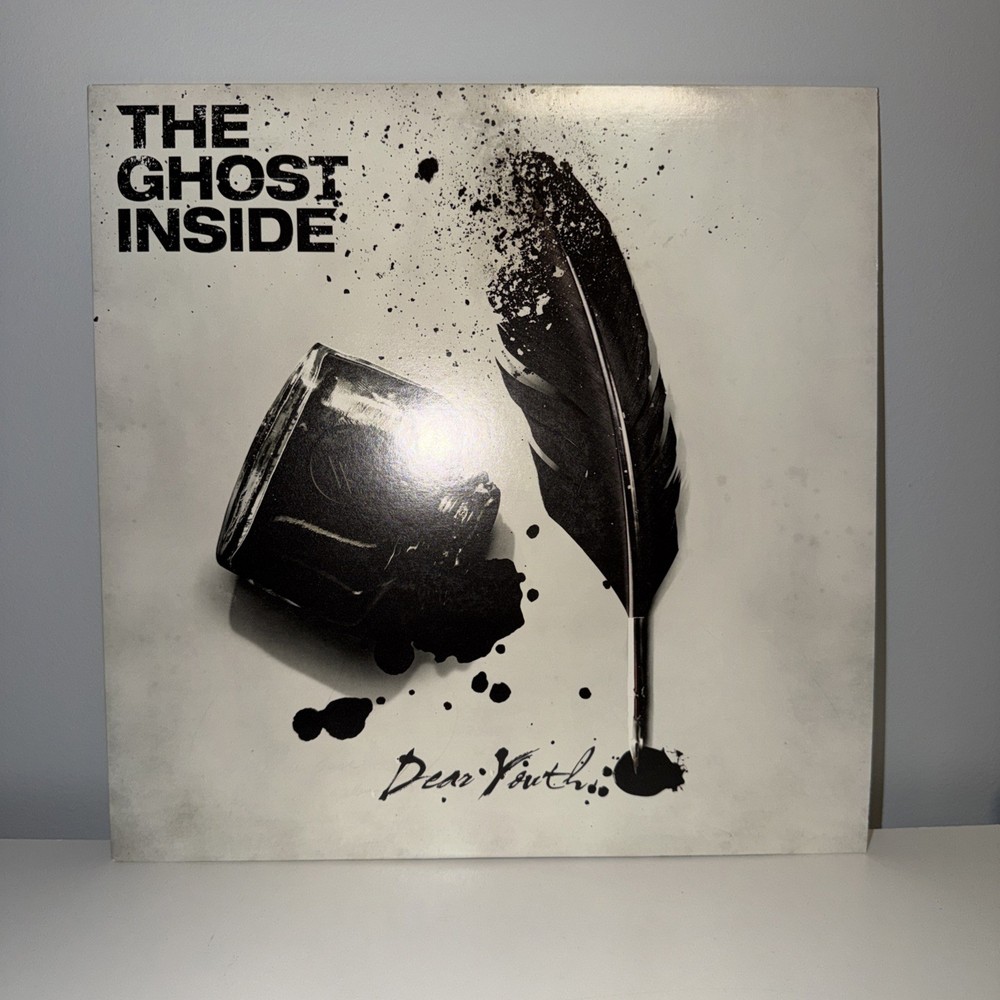 The Ghost Inside Dear Youth LP Bone w Black Splatter Limited Vinyl