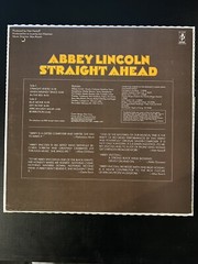 Abbey Lincoln – Straight Ahead (LP, 1972 Reissue, EX, Import)