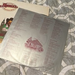 America History: America’s Greatest Hits 1975 Warner 12″ 33RPM Vinyl LP Inner