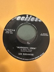 Latin 45 Hear Pop Rock Organ Peerless Los Elegantes Muñequita Linda Esperame VG