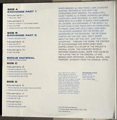 RASHIED ALI FRANK LOWE DUO EXCHANGE 2019 SURVIVAL SR501 – NM US U/SONIC CLEAN