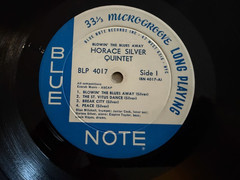 Horace Silver Quintet Blue Note 4017 LP “Blowin The Blues Away W.63rd DG Ear RVG