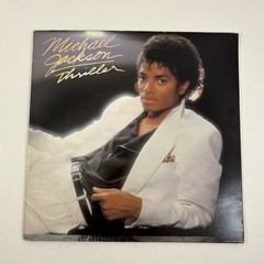 Michael Jackson Thriller (1982) Vinyl Record, Lyric Sleeve