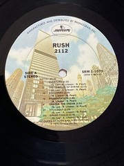 Rush, “2112” Gatefold LP 1976 Mercury SRM-1-1079 VG-/VG+ USA