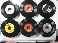 record lot 45 rpm VG+/NM- 125 vinyl NO sleeves pop hits 70s/80s FREE SHIP 5Q