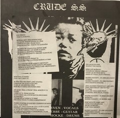 Crude S.S. – Who’ll Survive E.P. 7″ EP 2011 Voltage – VOL 007 Czech Republic VG+