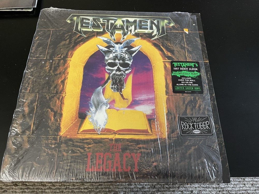 Testament The Legacy 12″ LP Green Colored Vinyl Atlantic 1987 RCV1 81741