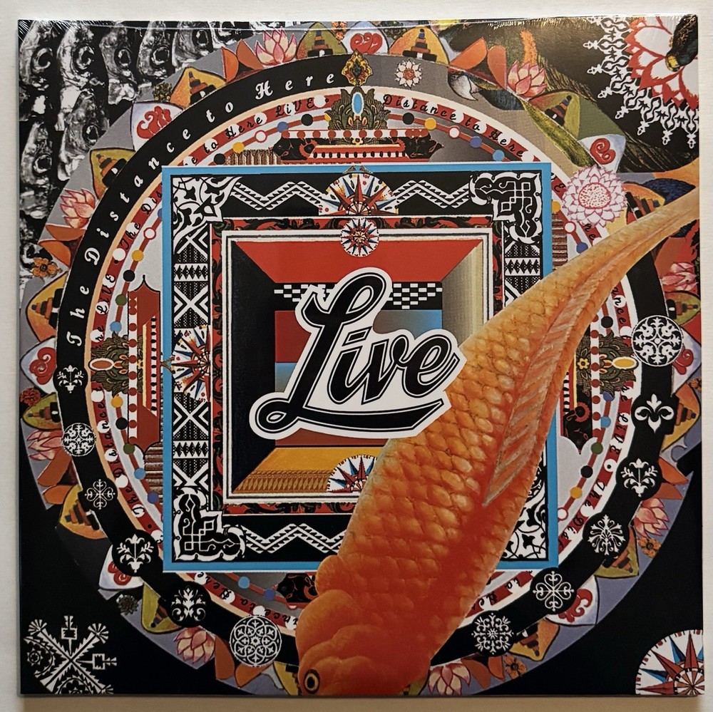 LIVE – The Distance To Here 2xLP Red/Orange Vinyl Deluxe Edition New