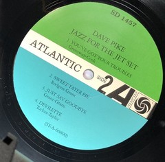 DAVE PIKE Jazz For The Jet Set (LP, 2007, Atlantic) Reissue Herbie Hancock VG+