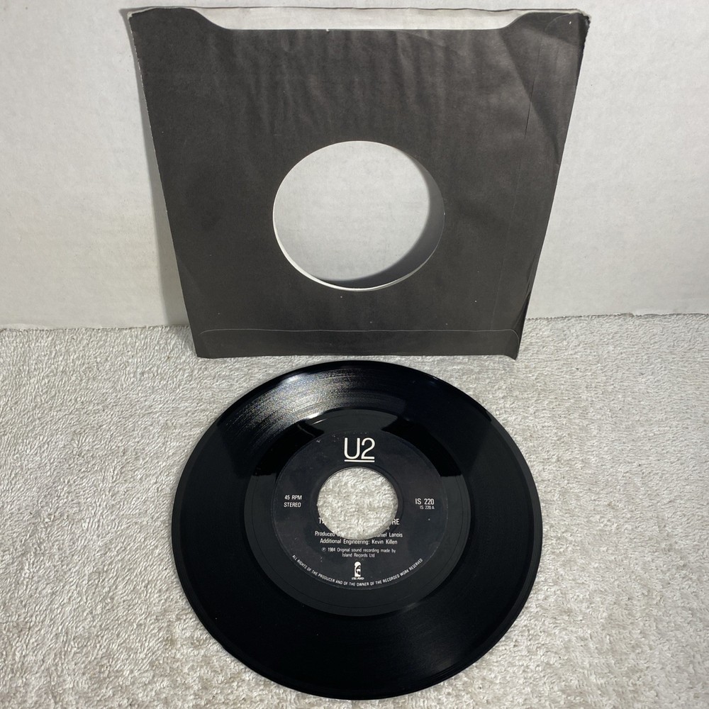 U2 7” 45 The Unforgettable Fire A Sort Of Homecoming UK Import VG Rock Pop