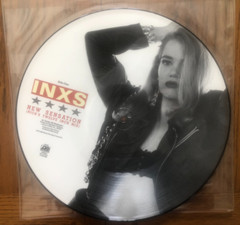 Vintage 1988 INXS NEW SENSATION Limited Edition 12″ Picture Disc + LIVE BABY CD!