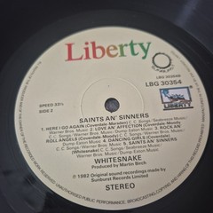 WHITESNAKE – Saints and Sinners – Vinyl LP Album – VG+/VG – Free UK Postage