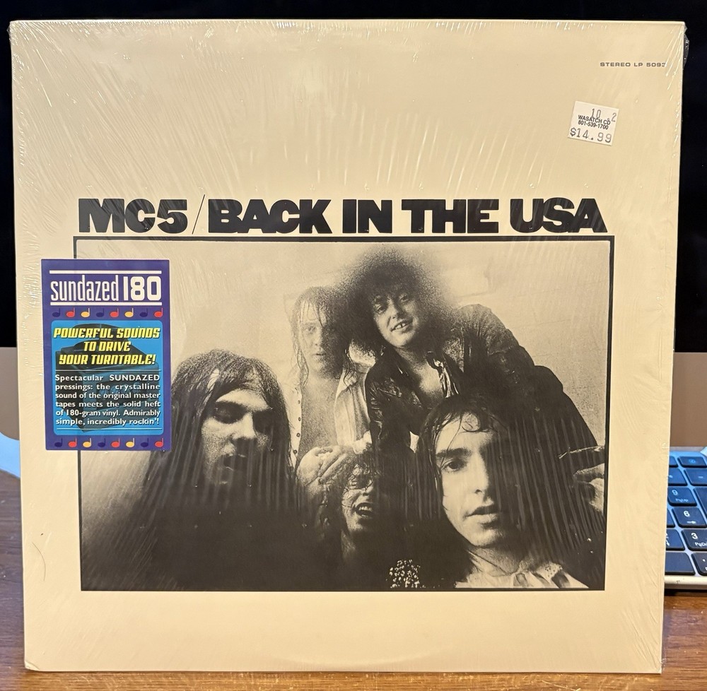 MC5 Back In The USA LP SUNDAZED Reissue 2002 IN SHRINK Detroit GARAGE Punk EX!